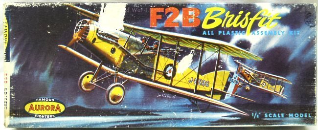 Aurora 1/48 Bristol F2B Brisfit - (F-2B), 113-98 plastic model kit